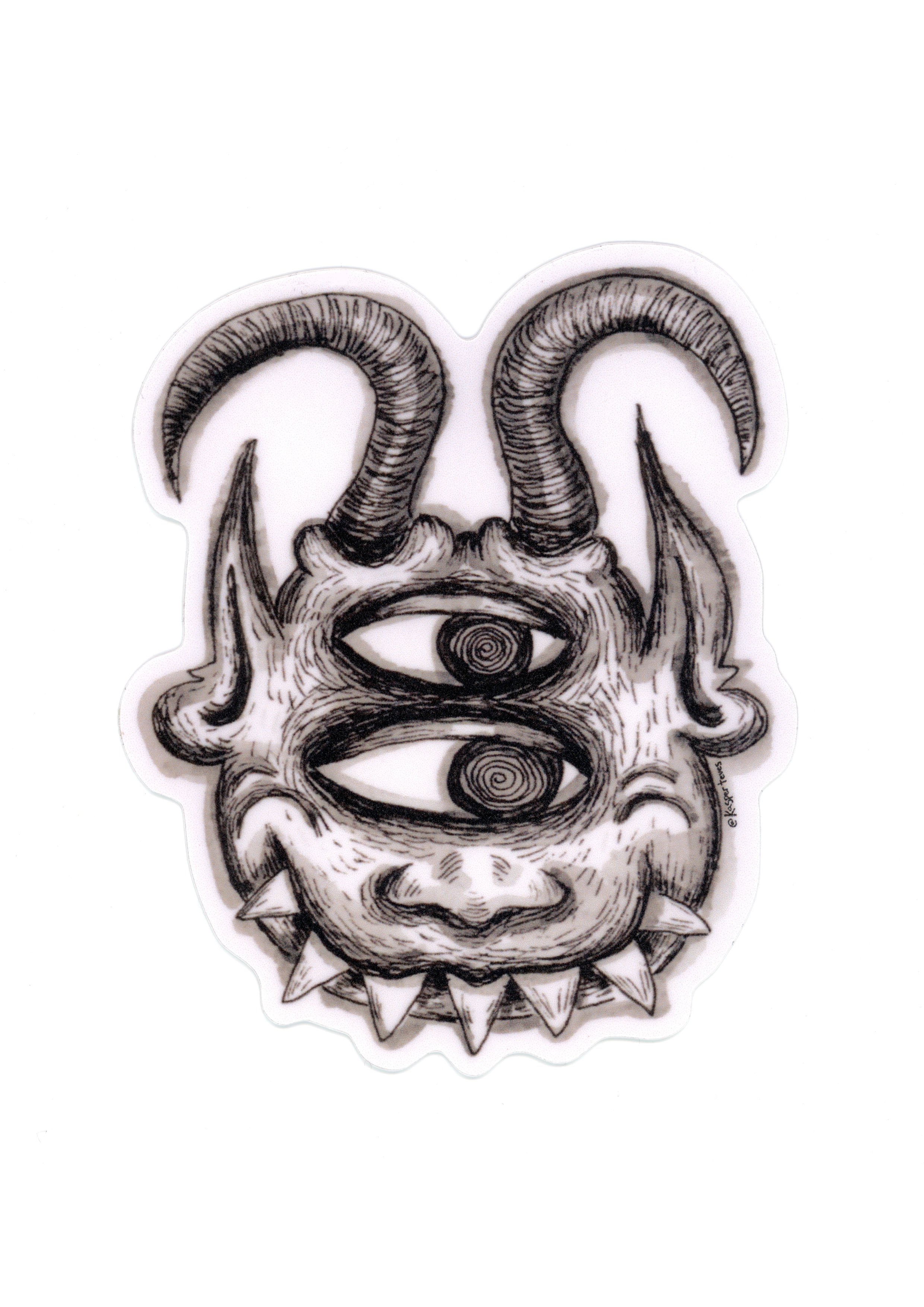 Monster Head sticker