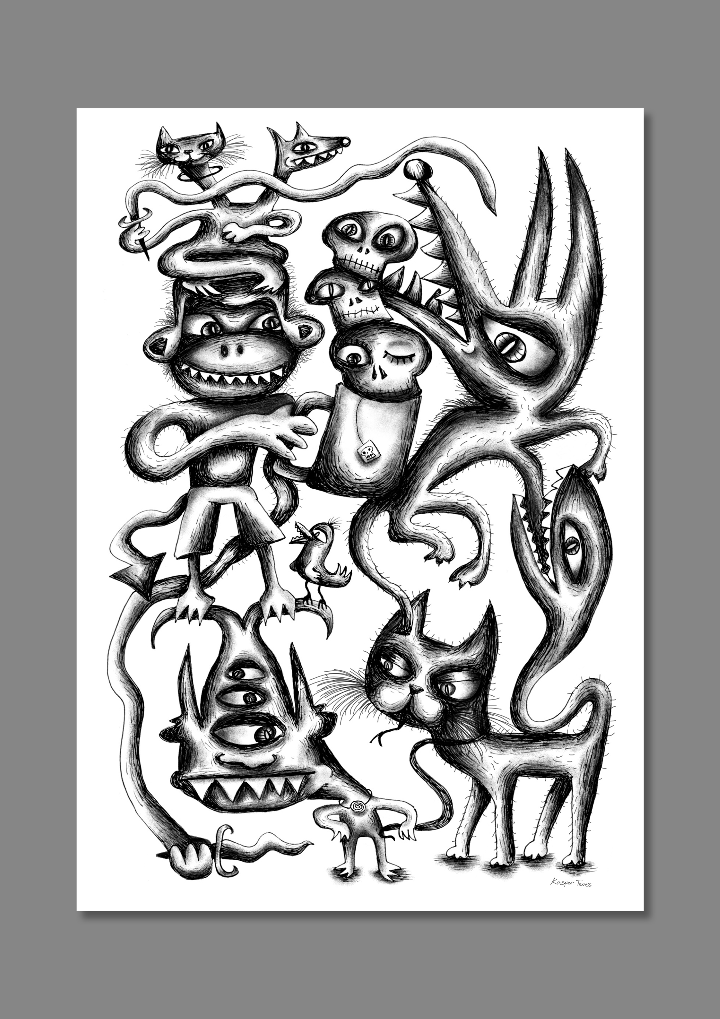 Mug Monkey Print