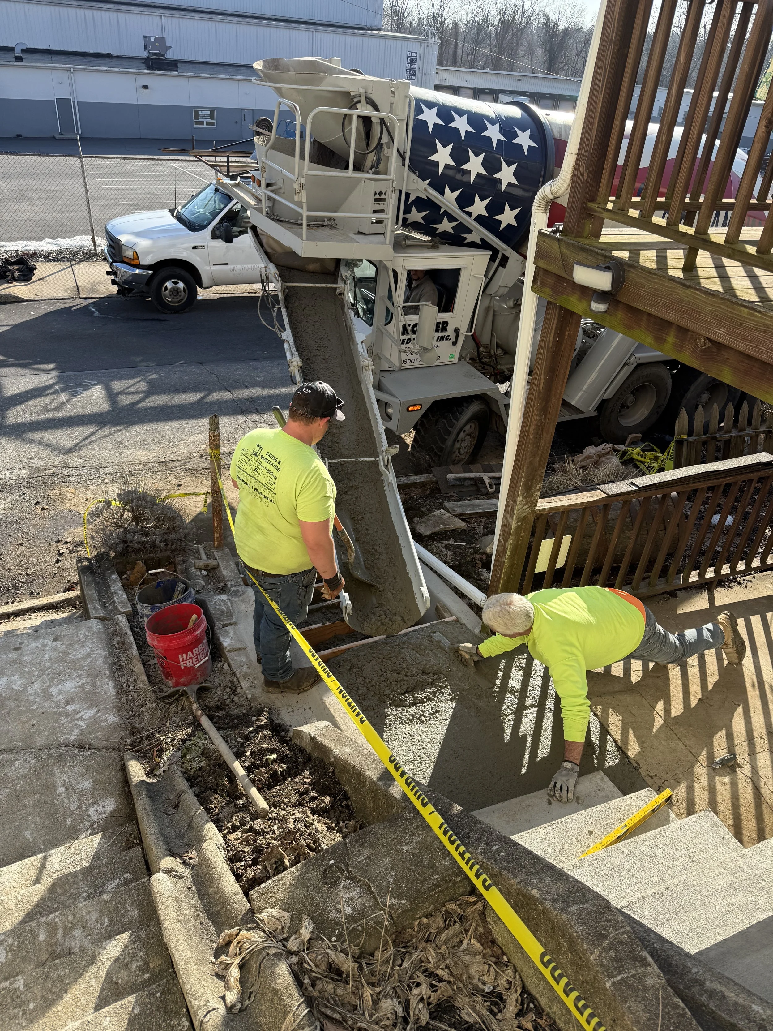Concrete step & Landing Replacement