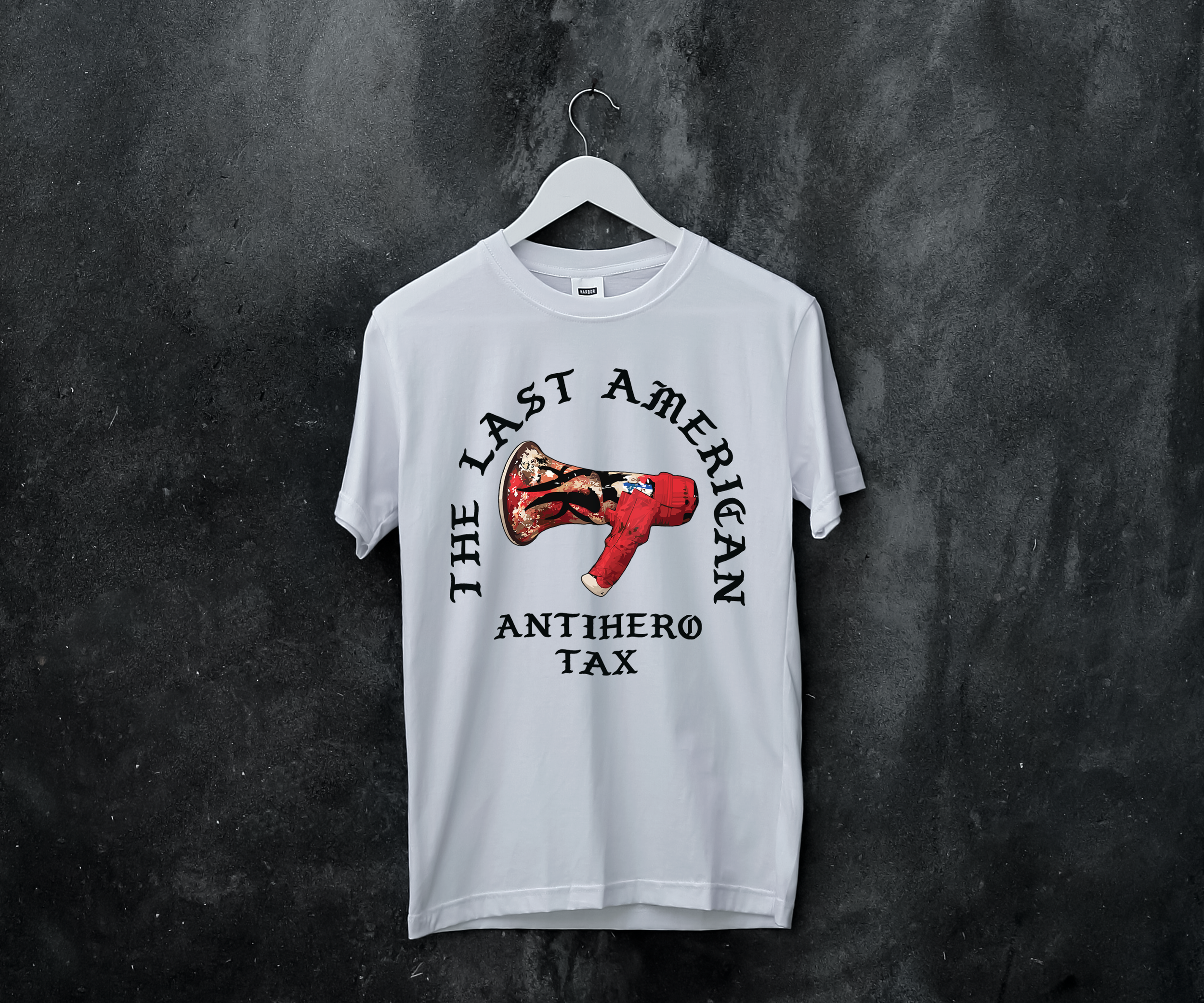 TAX RED MEGAPHONE TEE