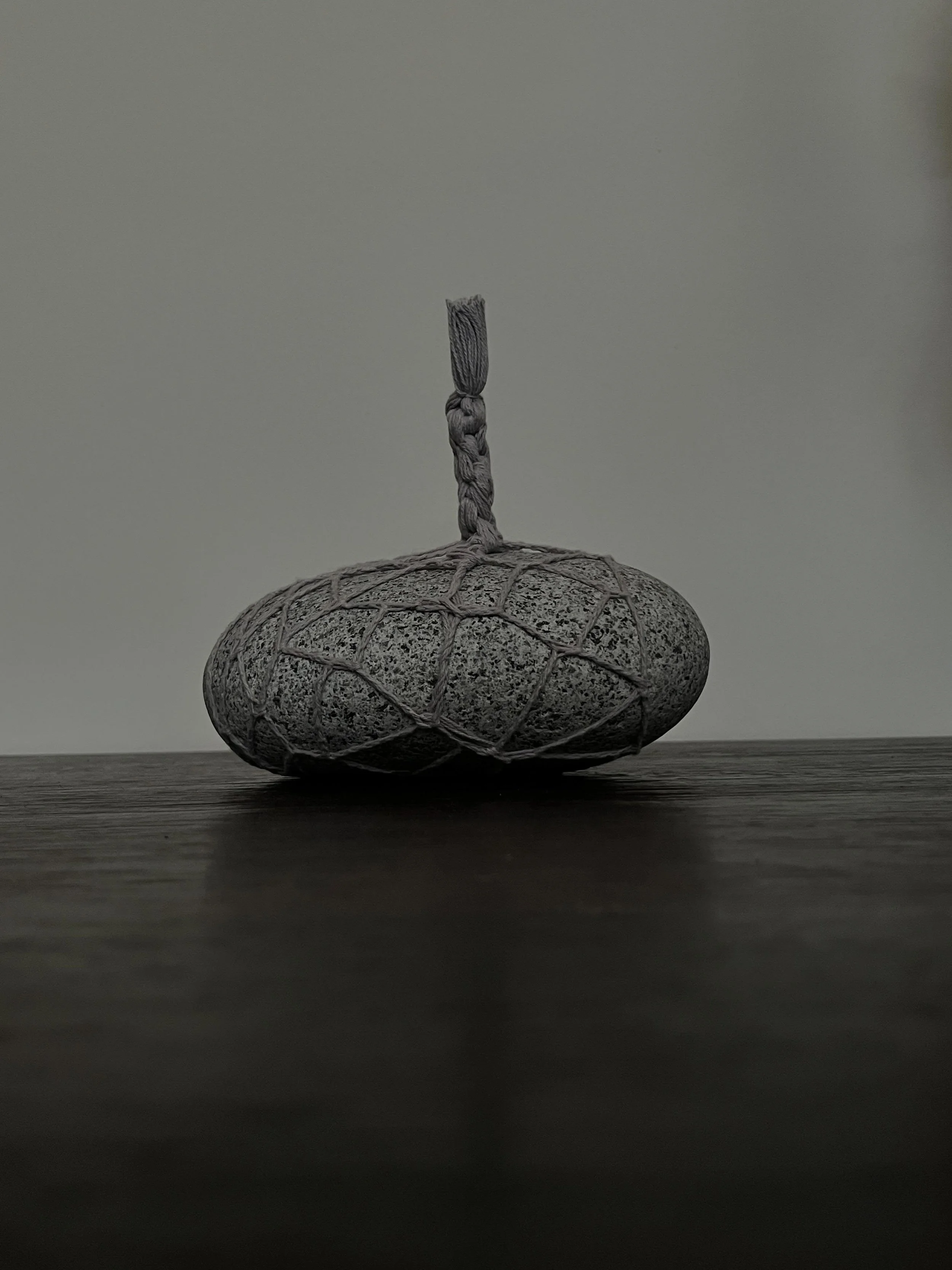 One of the crafts available for sale at our space: &ldquo;Stop Stone&rdquo; a piece that can be used as a doorstop or to mark a private area and keep people from entering.
See you this week. @gallery.zeze 
/
May, 2026 : Opening Hours

14/05 ■ 19.00~2