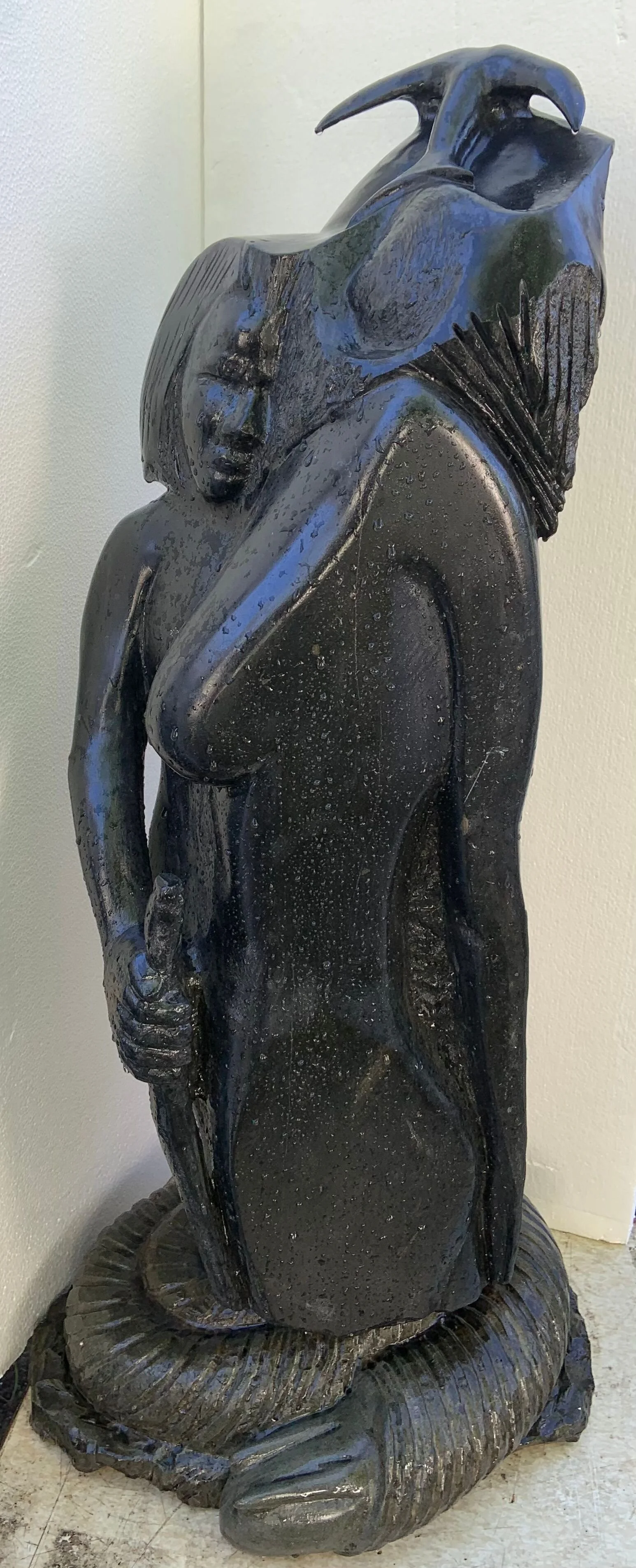 Raymond Scudder Stone Sculpture Time