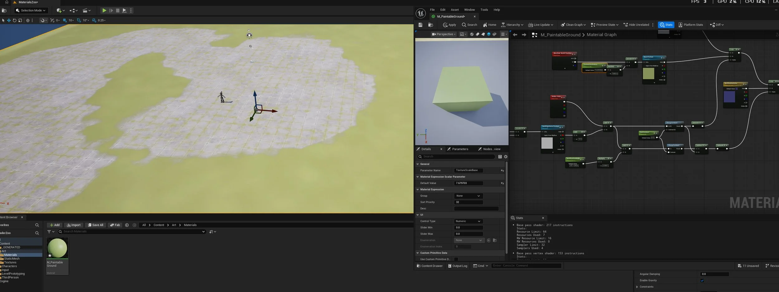 Vertex Color Blending in Unreal 5