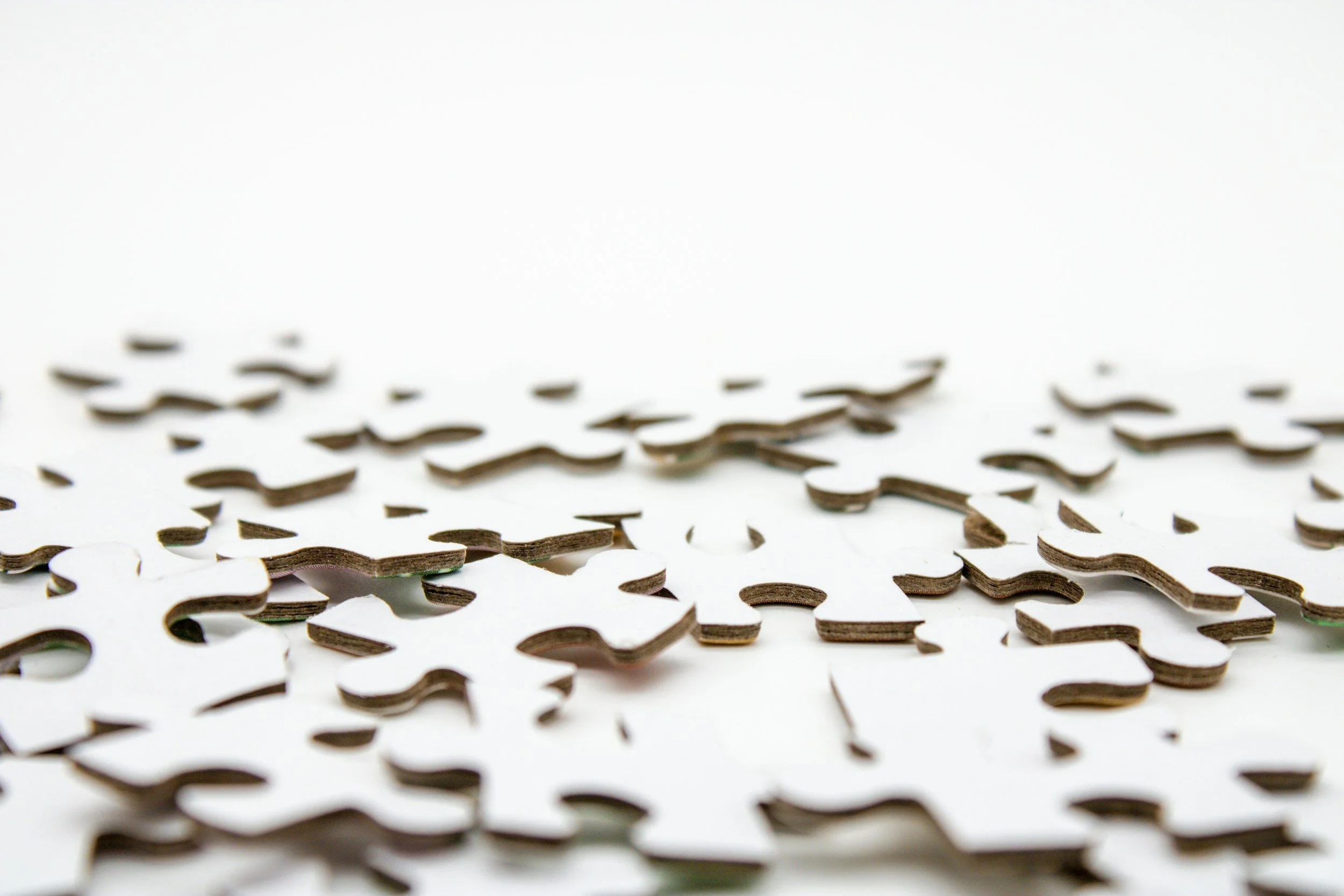 Several puzzle pieces representing your existing GovCon pipeline