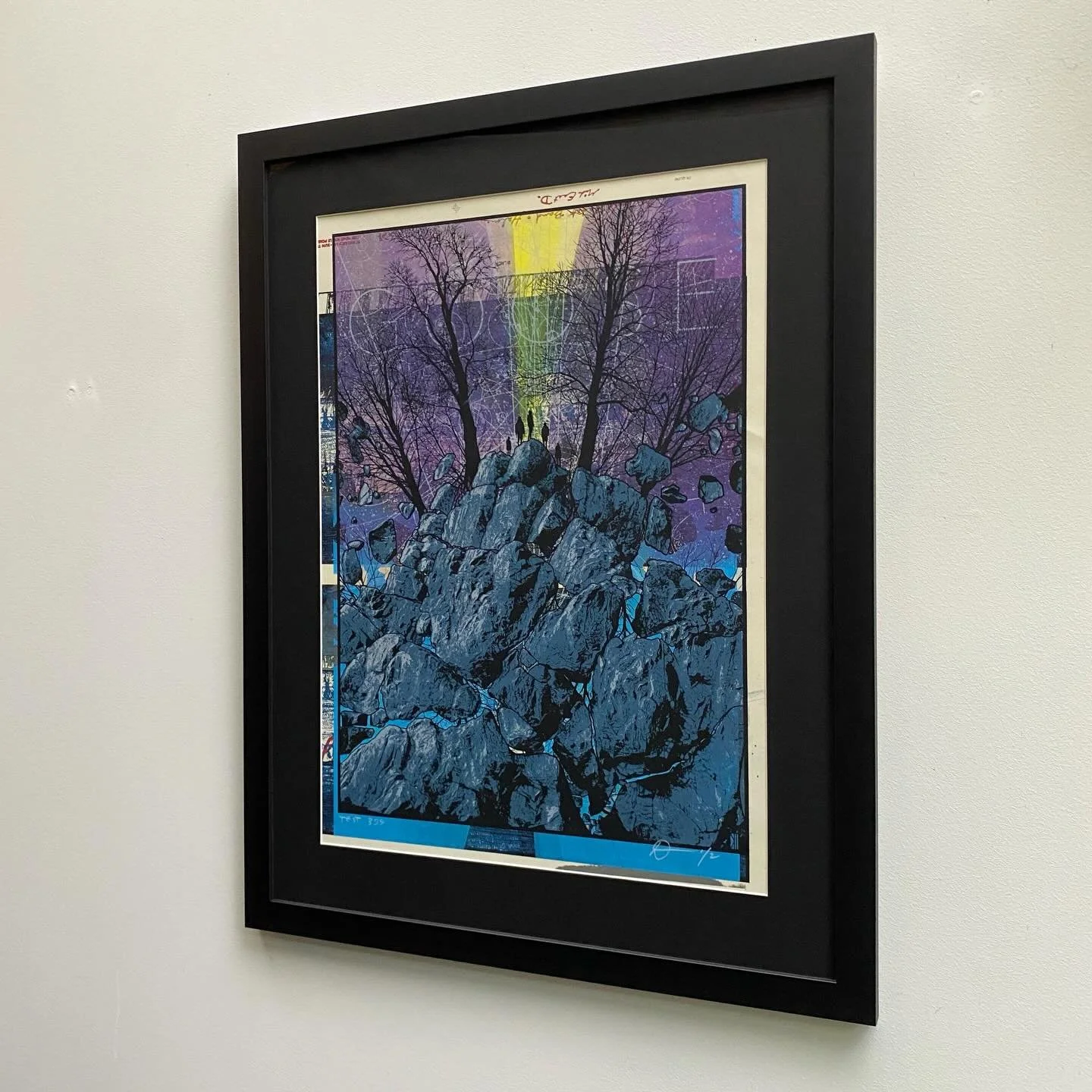 Test print 399 by Dan McCarthy. Our client is a big fan and is one of many silkscreen prints we have framed for him. Frame moulding by Avon Framing Supplies. 

#danmccarthy
#silkscreenprint
#avonframingsupplies
#wellingtonframers
#nzframers
