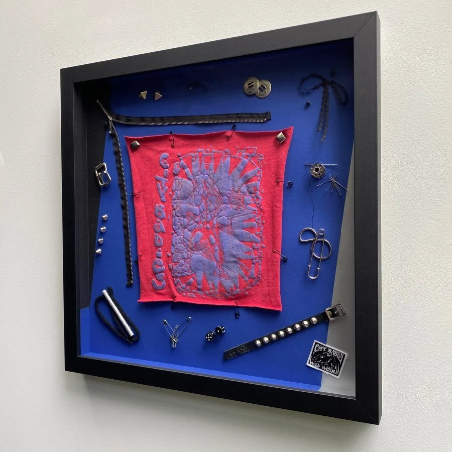 Was a birthday gift for Wellingtons one and only! City Babies Wildwear forever!

#80spunkrock
#punkclothing 
#crawfordpicturemouldings 
#wellingtonframers 
#newzealandframers