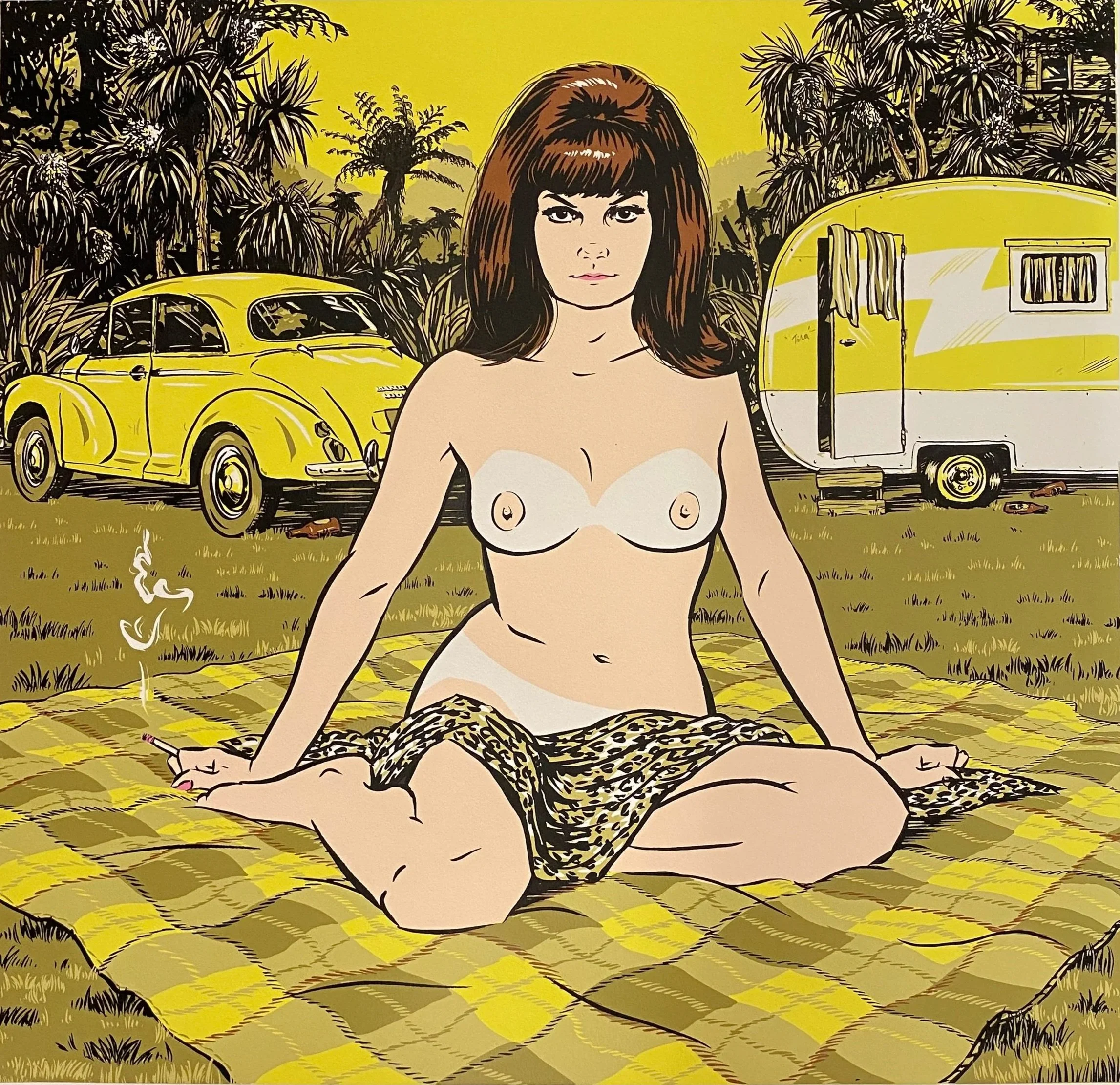 TONY RUSH: GIRL ON A BLANKET