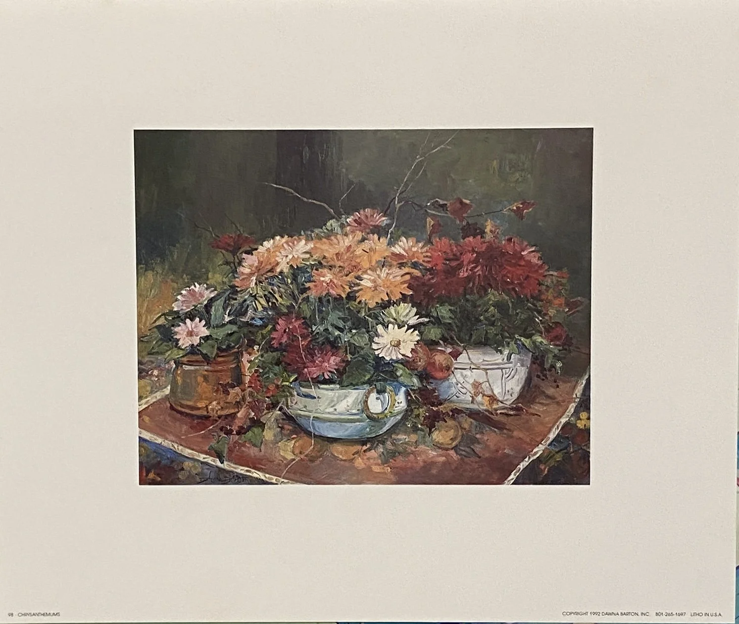 DAWNA BARTON: CHRYSANTHEMUMS