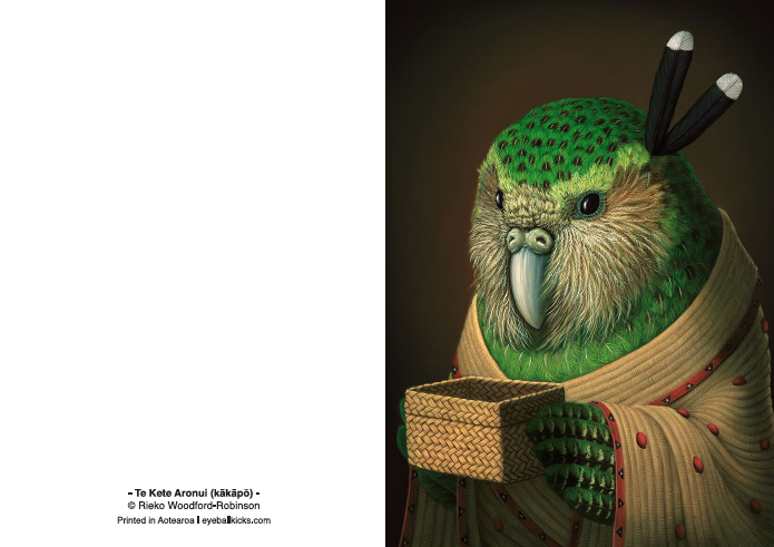 21-Te Kete Aronui kakapo (card).png