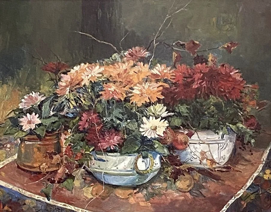 DAWNA BARTON: CHRYSANTHEMUMS