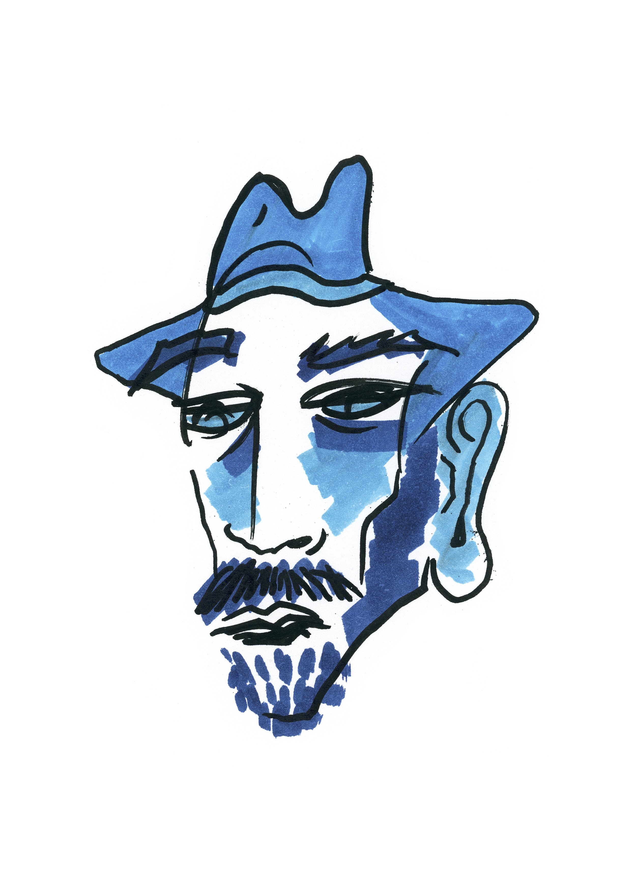 Blue Face No 5
