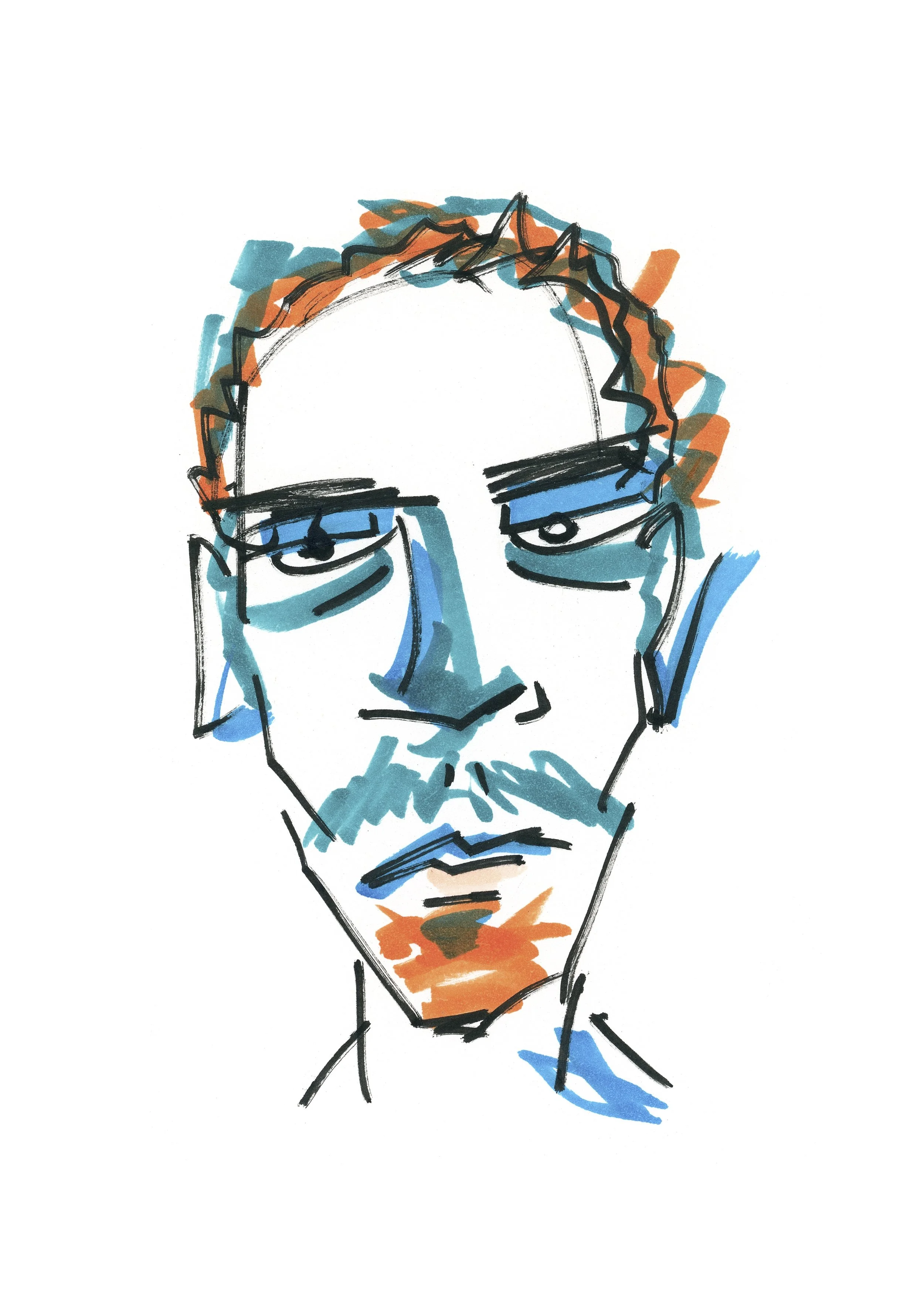 Blue Face No 10