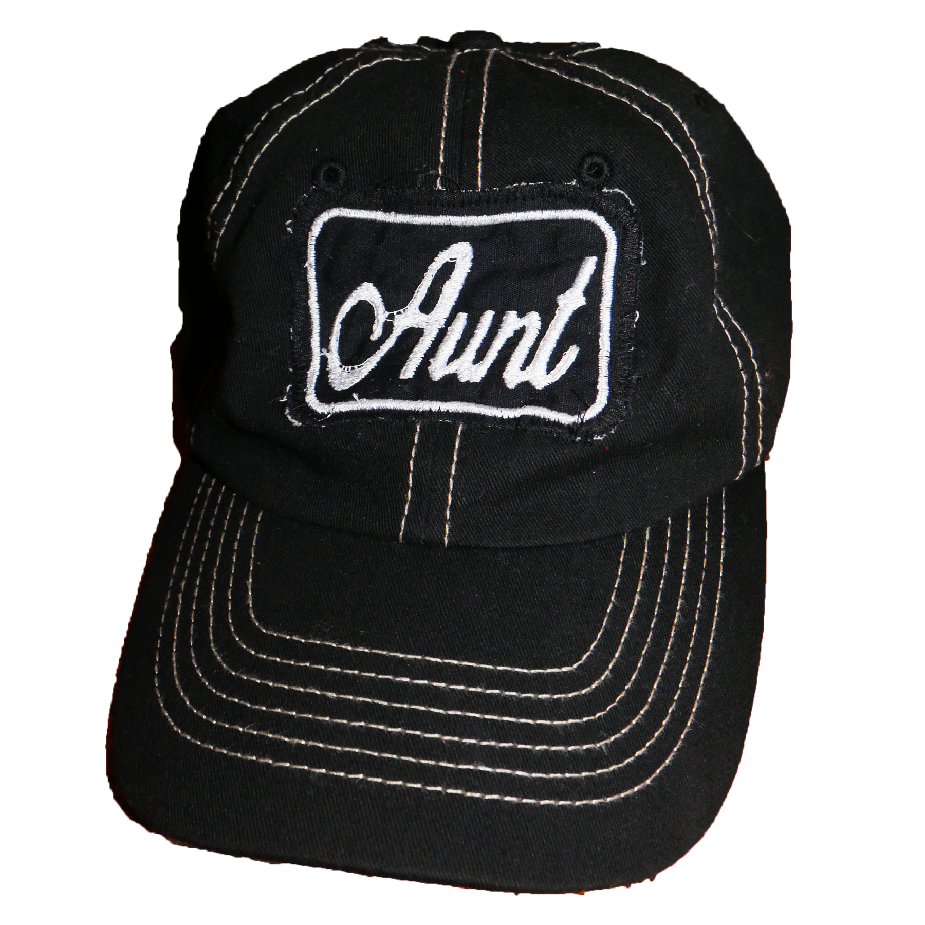 Aunt Cut And Sew Cursive Hat