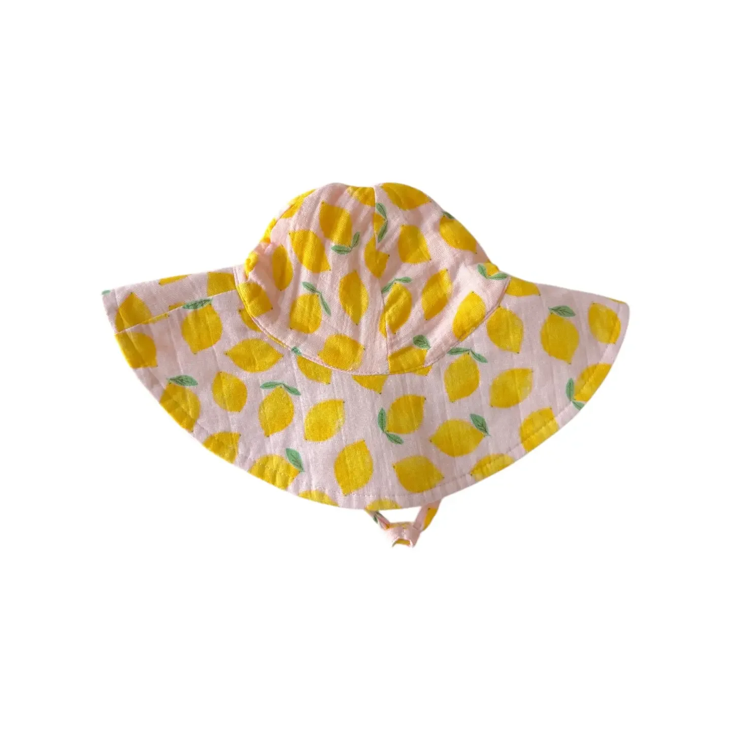 Lemon Print Kids' Sun Hat