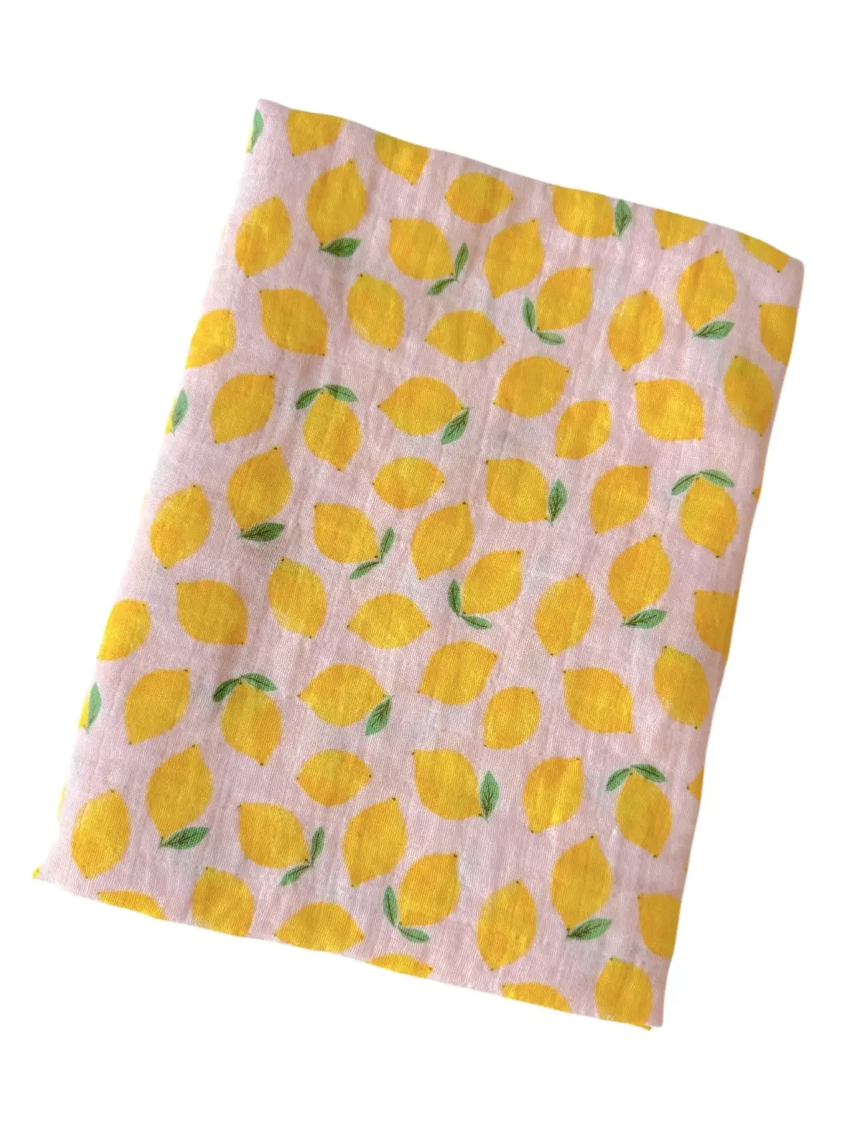 Lemon Zest Muslin Swaddle Blanket