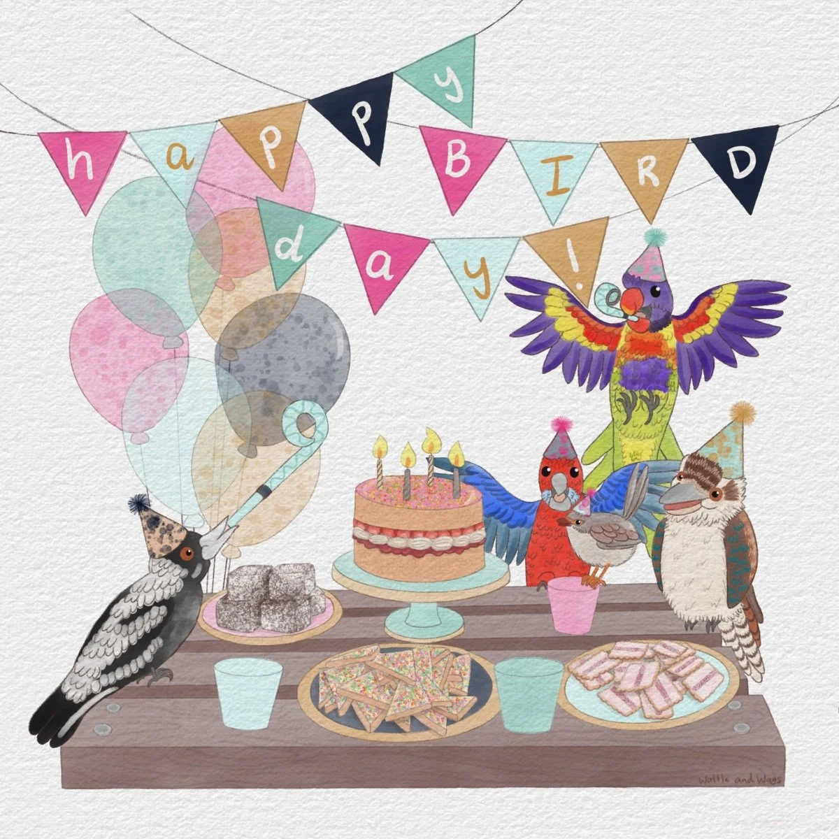 Happy Bird Day square