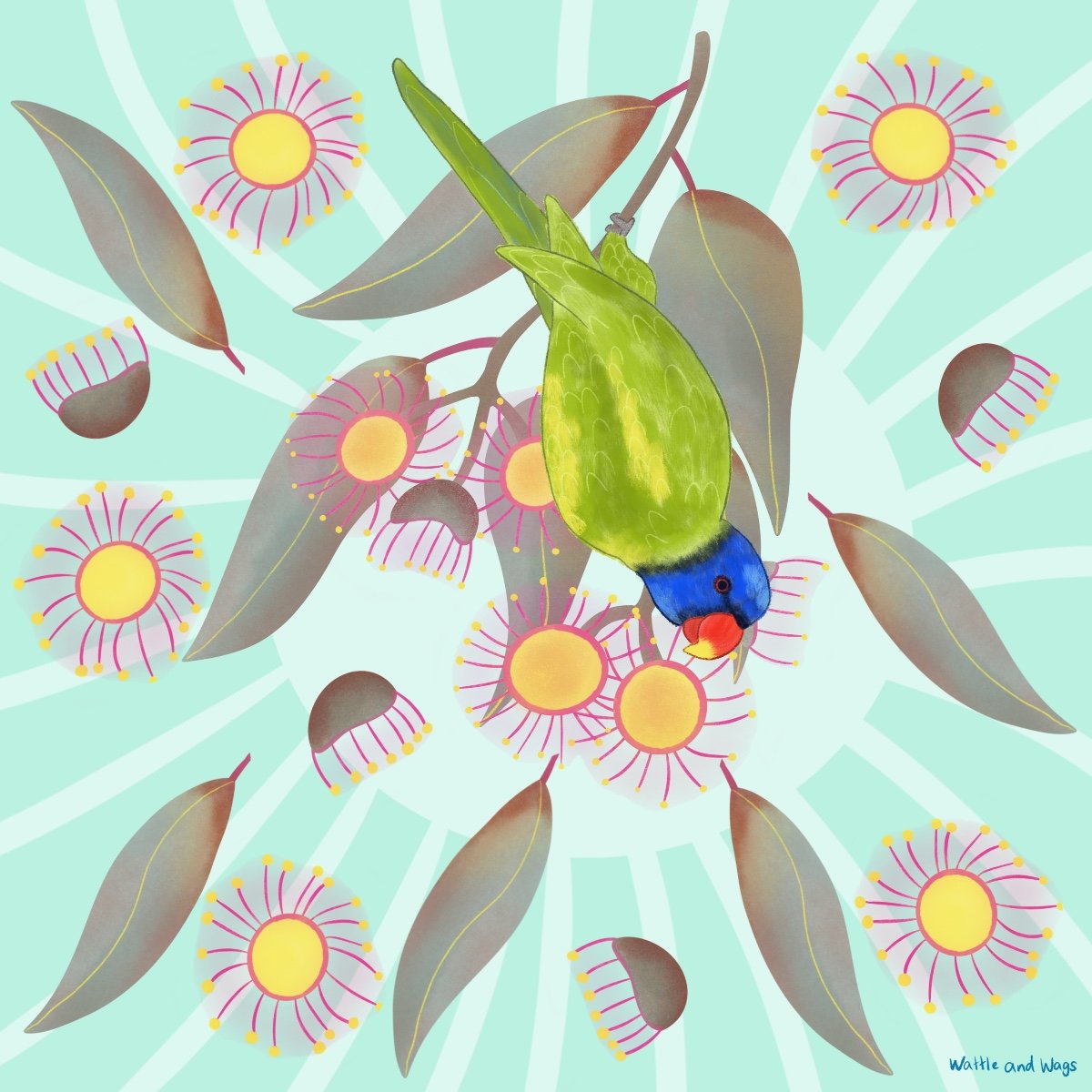 Lorikeet & Gum design WW260031