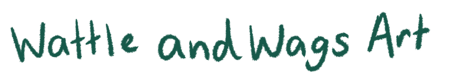 Wattle and Wags Art