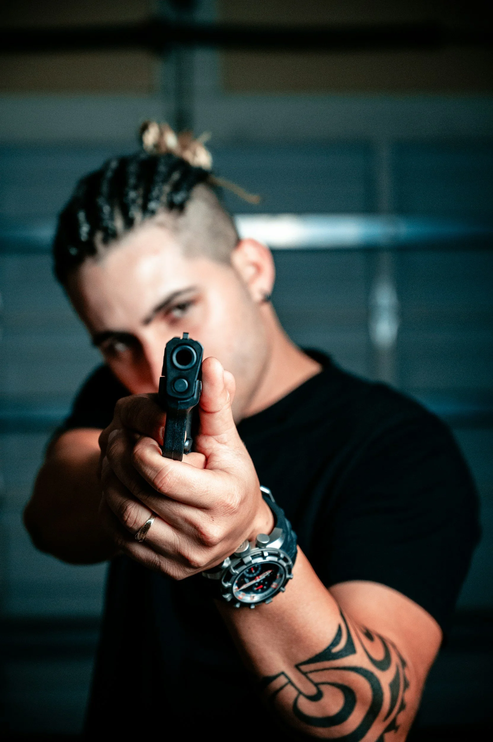 When a man points a loaded gun at your head, how does that change you?