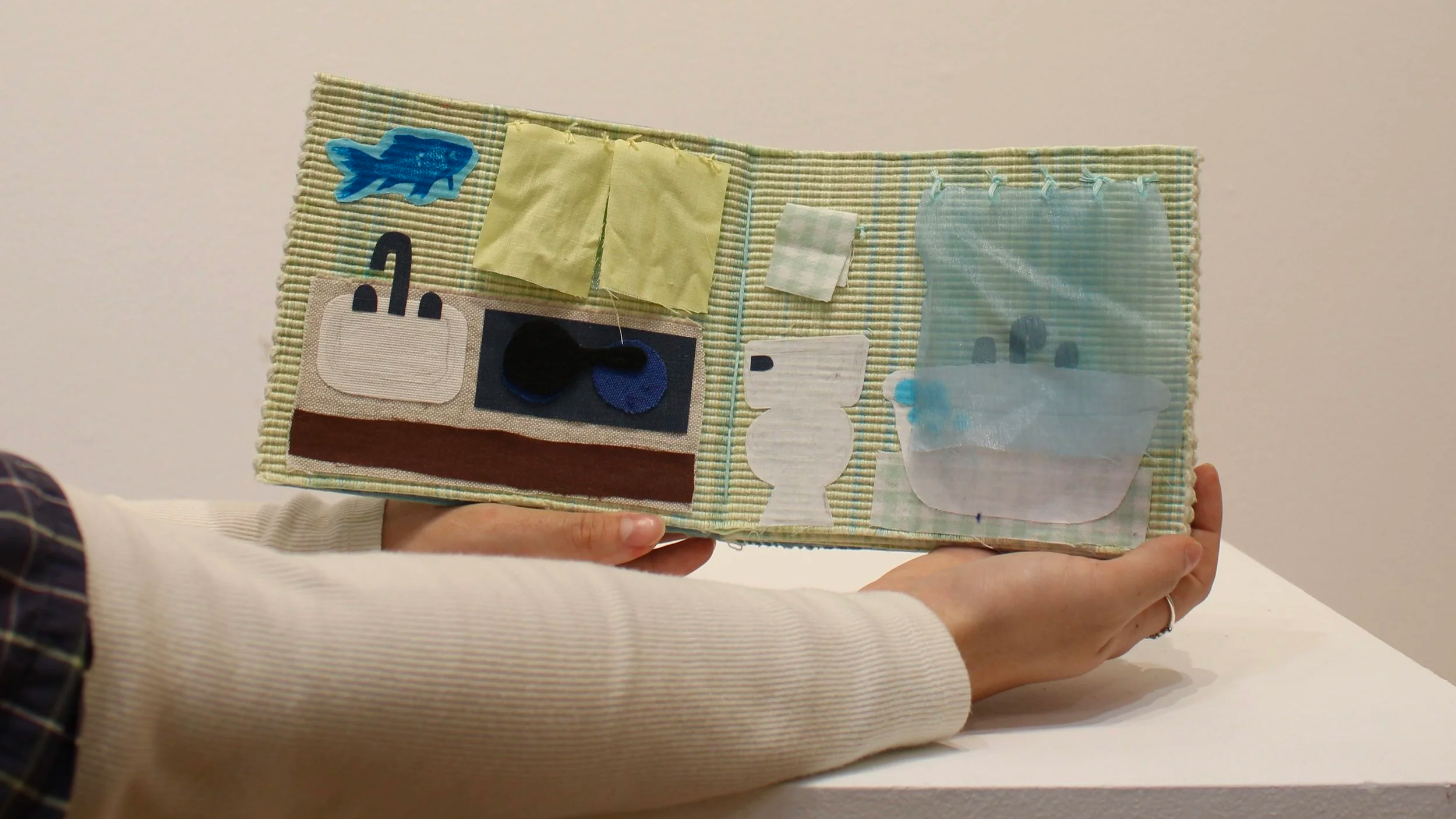 soft play - mixed media tactile book