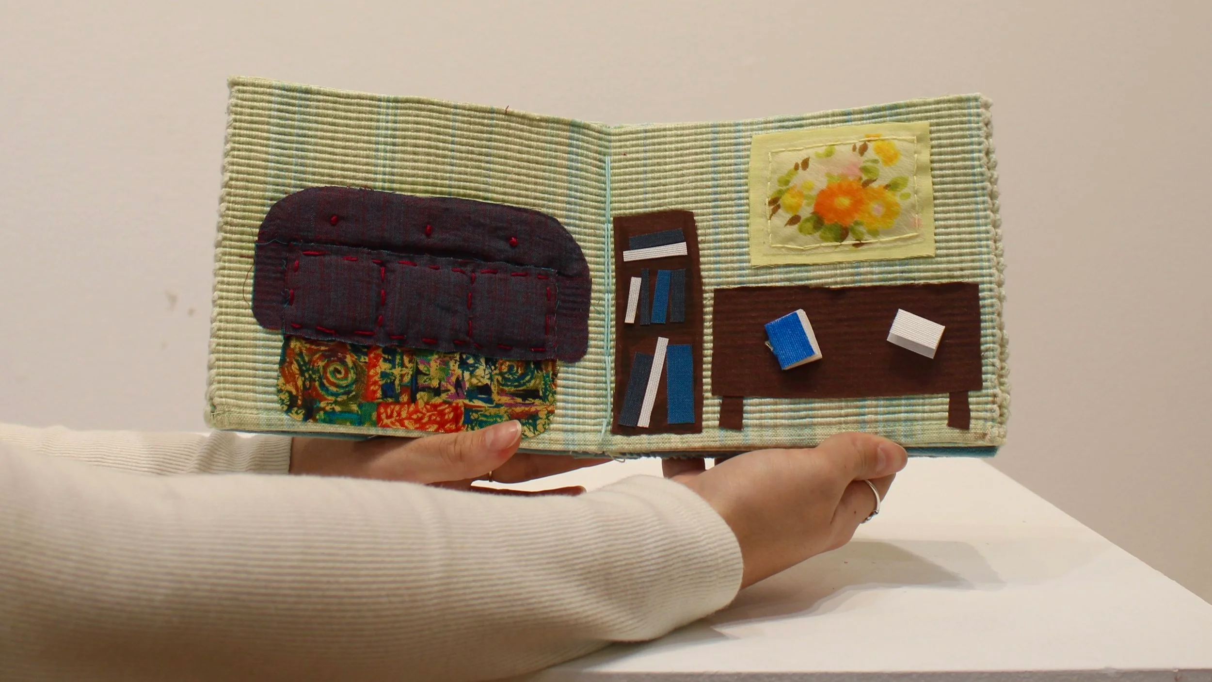 soft play - mixed media tactile book