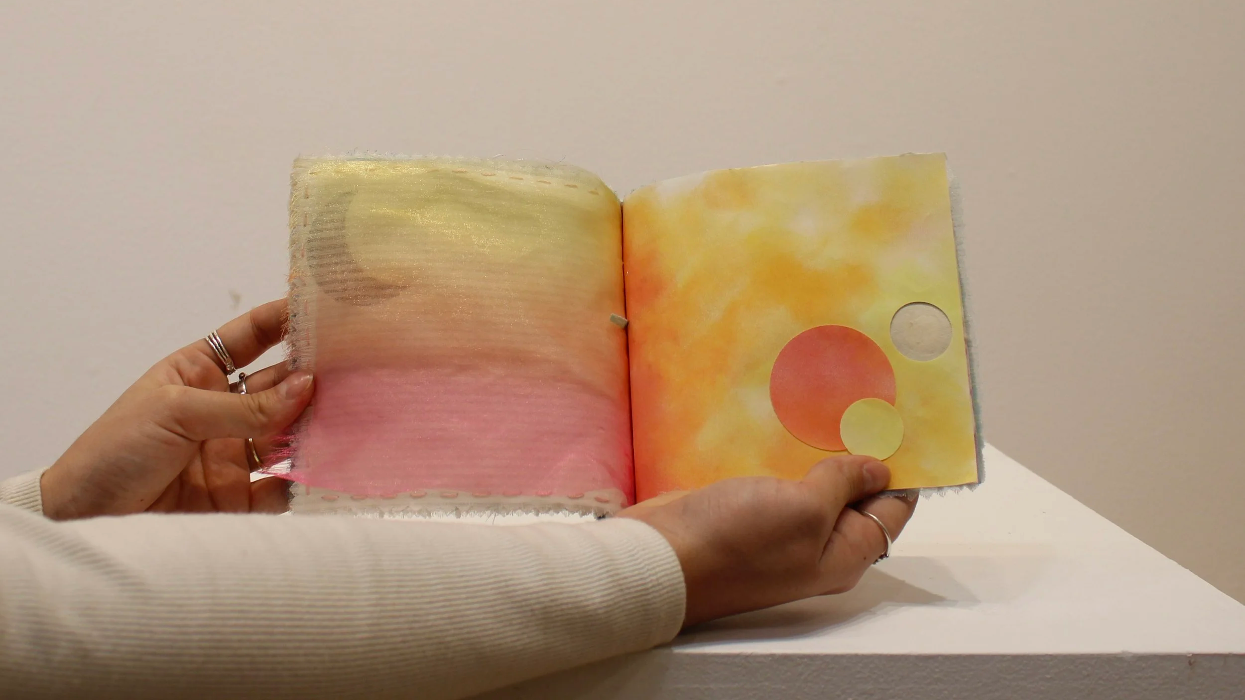 atmosphere - mixed media book