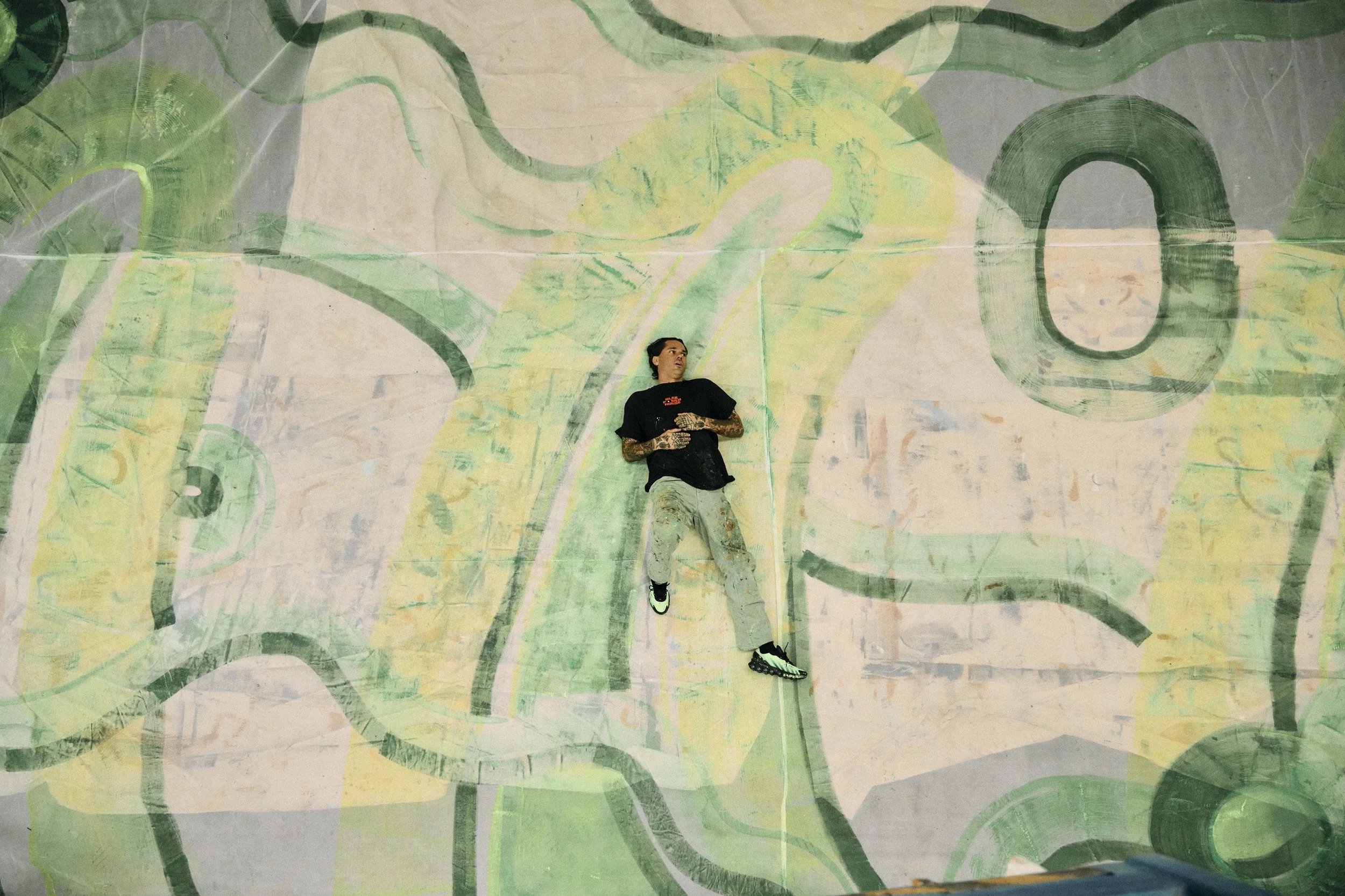 Artist Shal in collaboration with Nike for Monster Children by Sam Hetherington. 