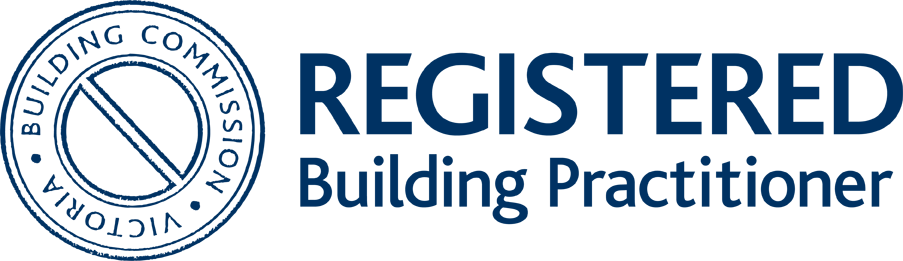 The Building Commissions's "Registered Building Practitioner" logo
