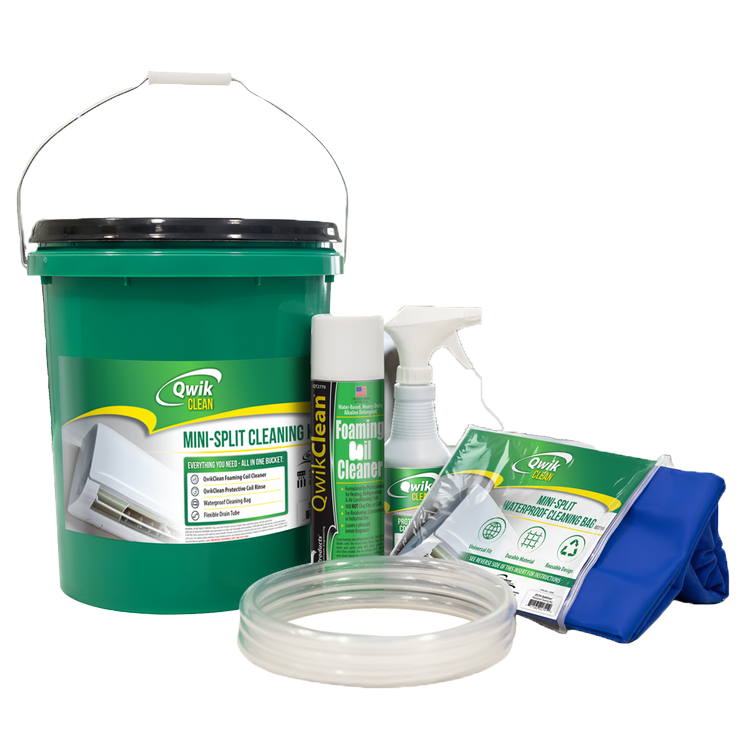 QwikClean Mini Split Cleaning Kit