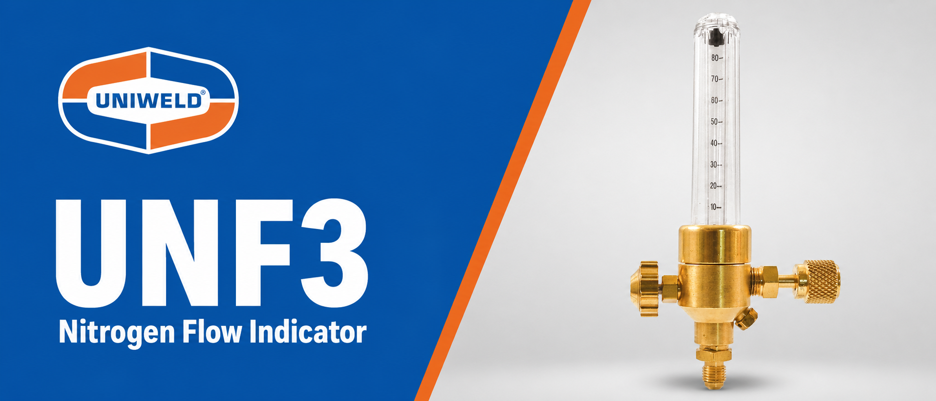 Uniweld UNF3 nitrogen flow indicator product banner