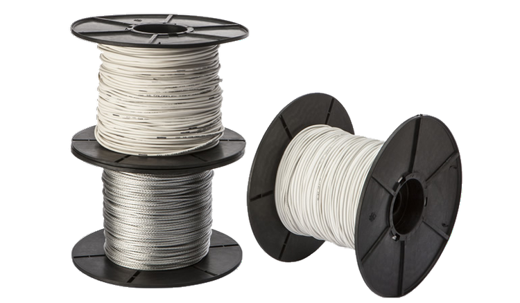 Constant Power Silicone Heater Cable with Stainless Braid 4.5mm Diameter