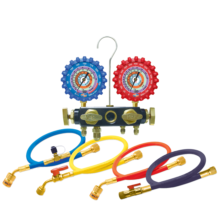 4-Valve Aluminium Manifold Kits