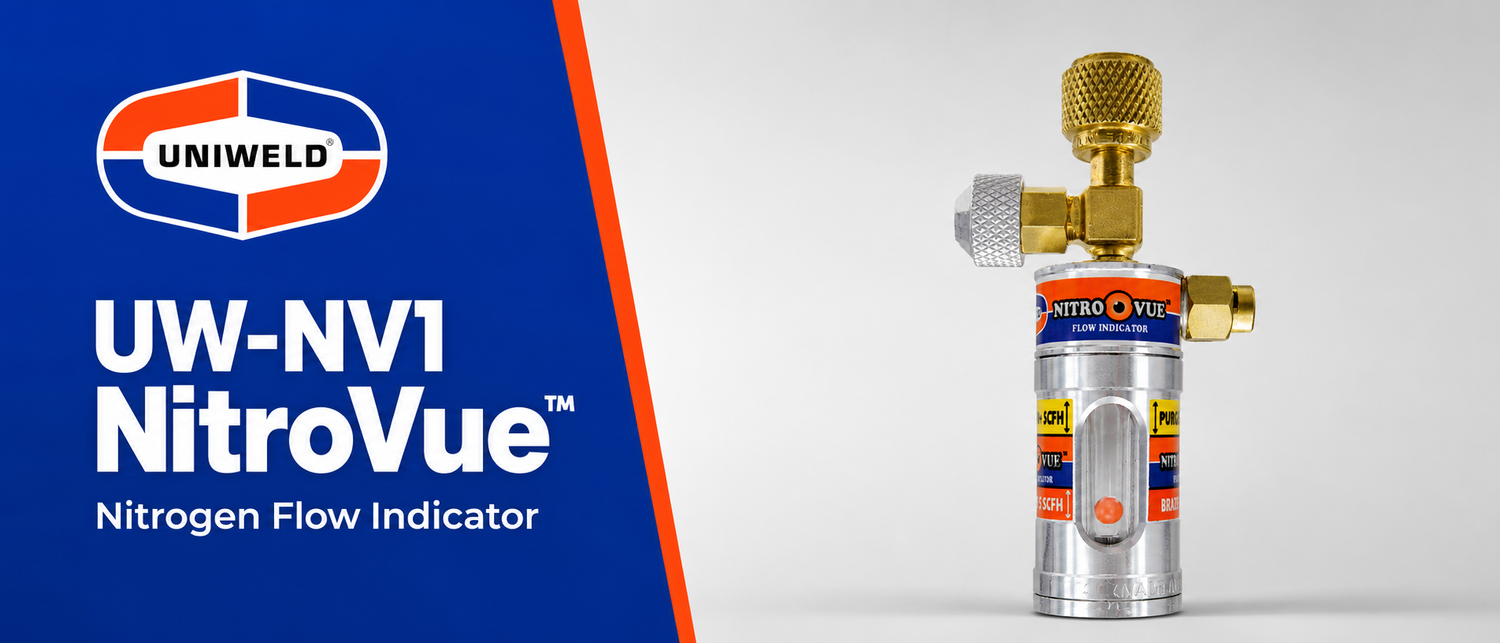 Uniweld UW-NV1 NitroVue nitrogen flow indicator banner