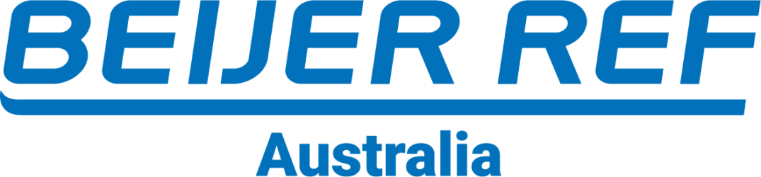 Logo of Bider Reef Australia with text in blue and black.