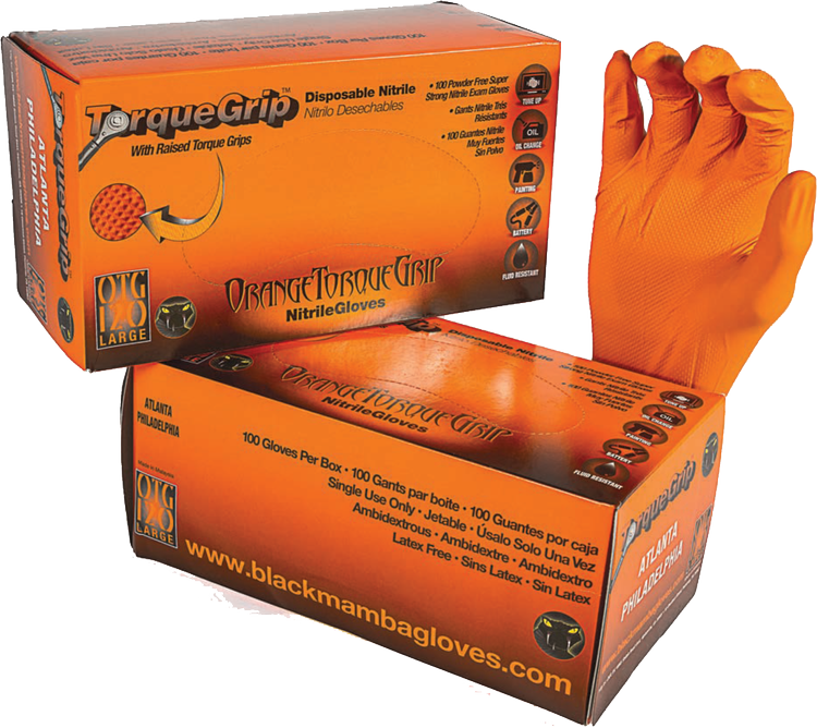 Orange TorqueGrip Gloves