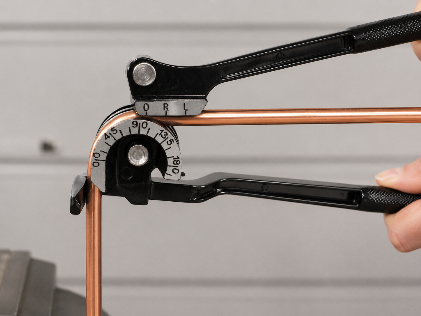 Uniweld Triple Tube Bender bending copper tubing