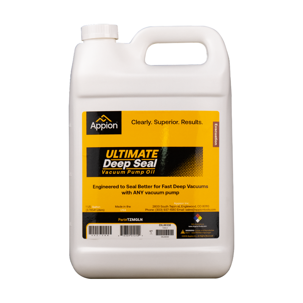 Appion Ultimate Deep Seal vacuum pump oil gallon