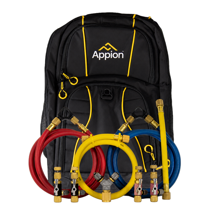 Appion SpeedKit-RAU recovery speed kit with hoses, Speed-Y, valve core tools and carry bag