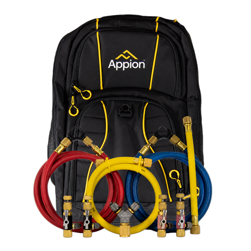 Appion SpeedKit recovery kit with hoses and backpack