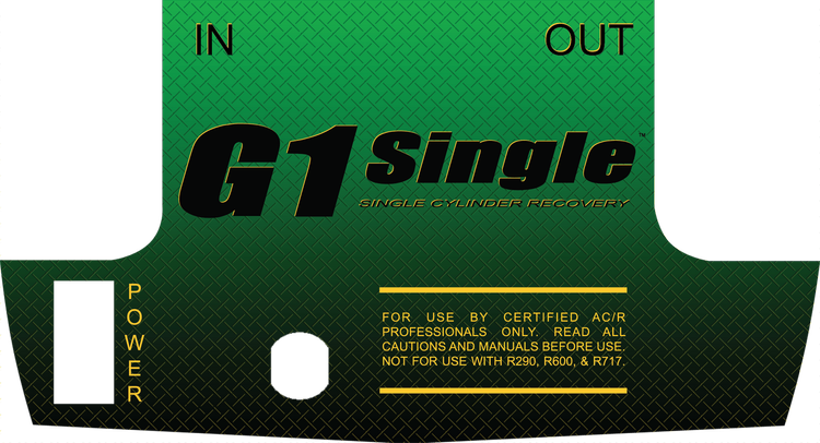 G1 Single Warning Label