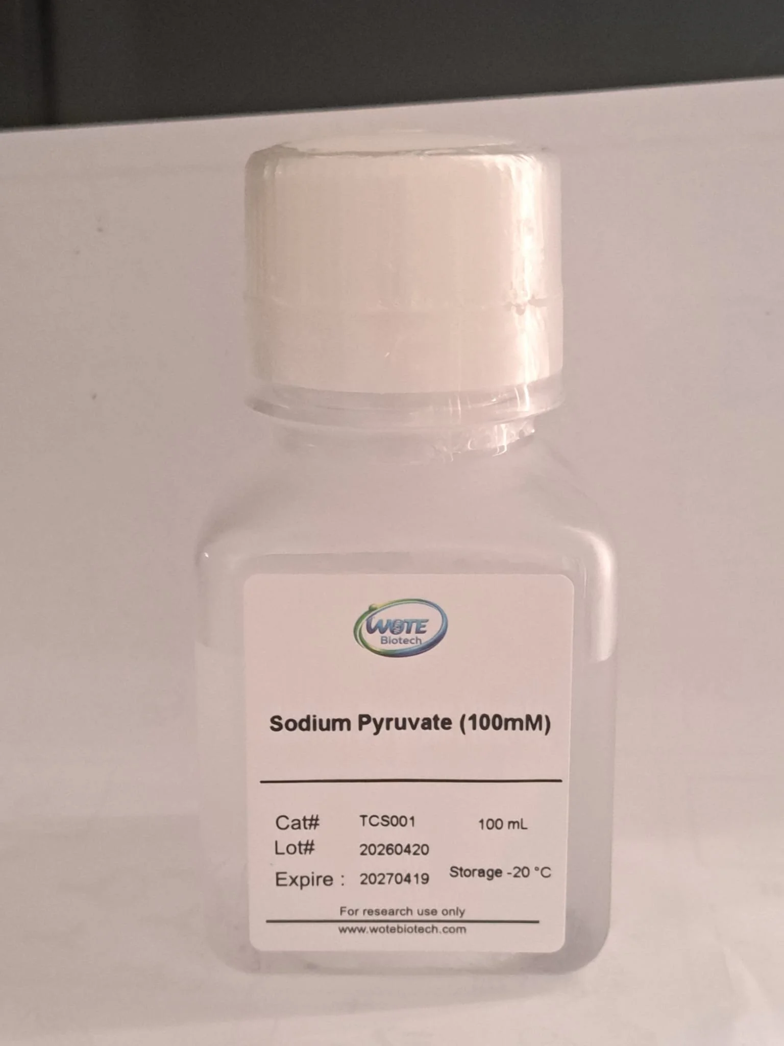 TCS001 - Sodium Pyruvate (100 mL) 100mM