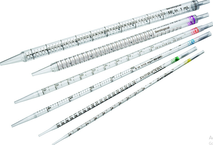Sterile serological pipettes