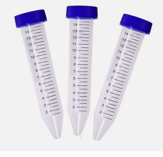 15 mL and 50 mL conical centrifuge tubes
