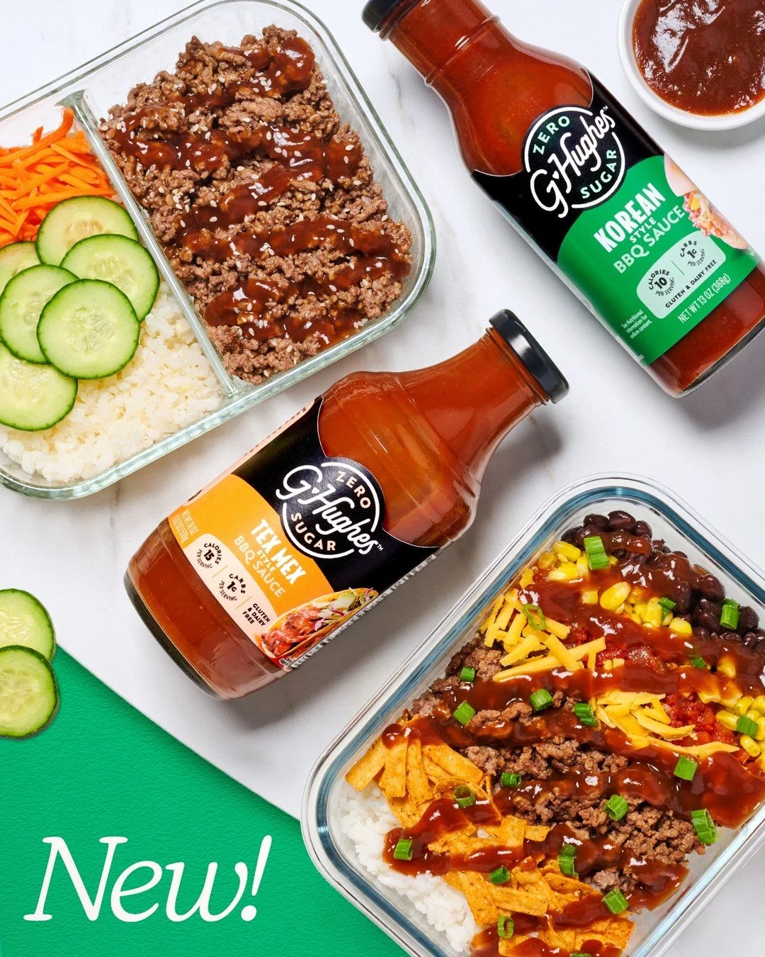 Your goals called&mdash;they want more flavor. Ditch the sugary glazes and level up your bowl game with our zero sugar sauces. New Korean BBQ &amp; Tex Mex BBQ!