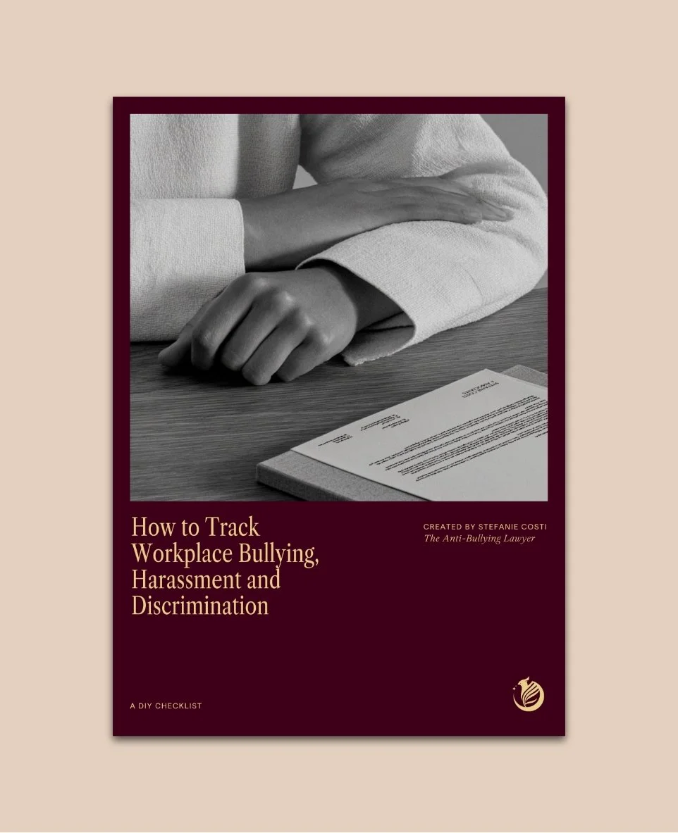 How to Track Workplace Bullying, Harassment and Discrimination - A DIY Checklist