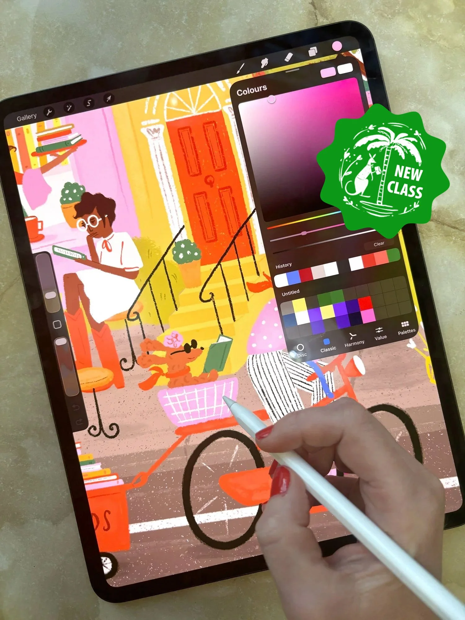 August 22nd, 2026 Procreate Intensive 3hour Class