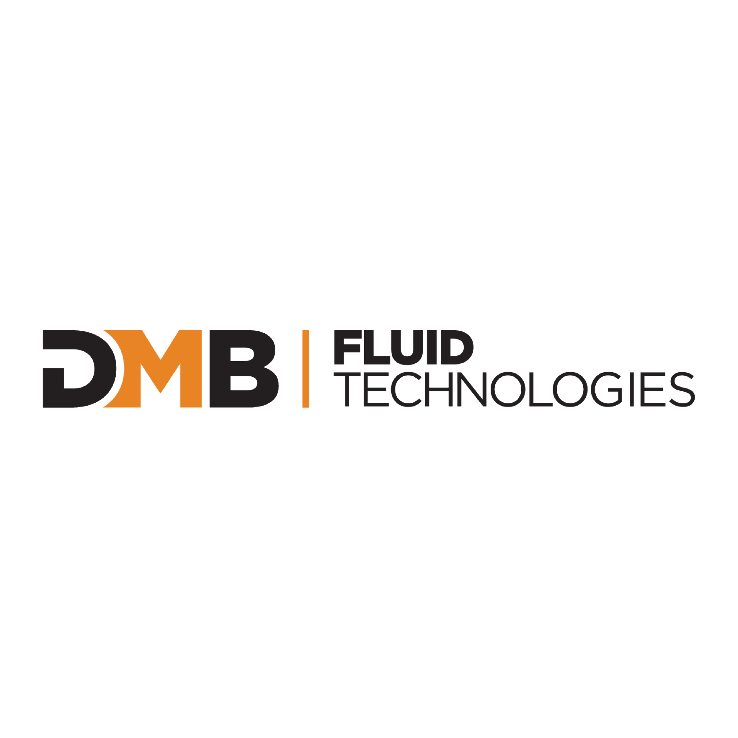 The logo of DMB Fluid Technologies with the text 'DMB FLUID TECHNOLOGIES' in black and orange.