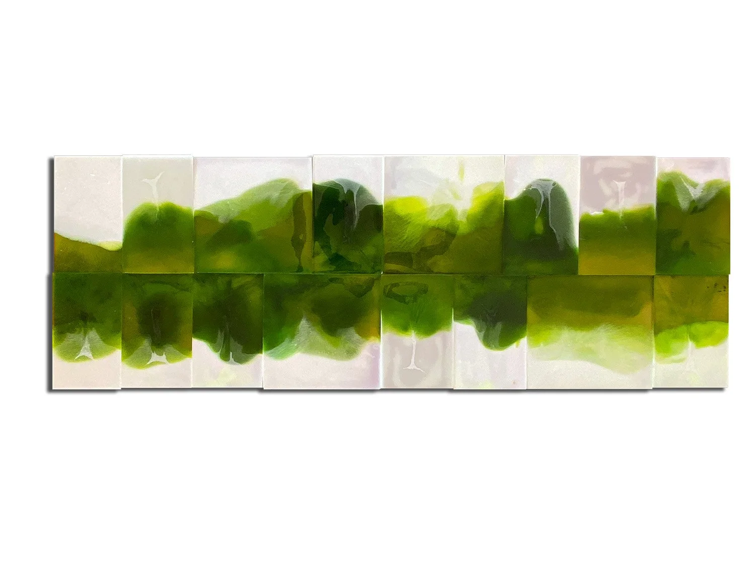 Green Resin Abstract Panelised