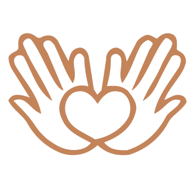 Two hands forming a heart shape.
