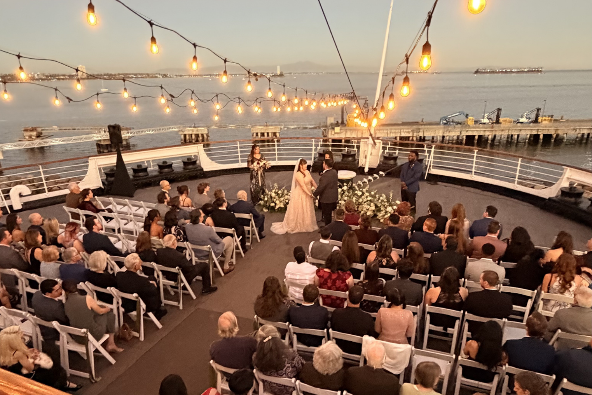 J + JR’s wedding, queen mary